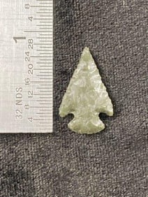 Extremely Fine Obsidian Point from the Gerald Gerlach Collection from Boise, Idaho Indian Artifact