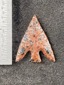 Extremely Fine Obsidian Point from the Gerald Gerlach Collection from Boise, Idaho Indian Artifact