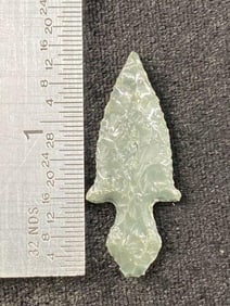 Extremely Fine Obsidian Point from the Gerald Gerlach Collection from Boise, Idaho Indian Artifact