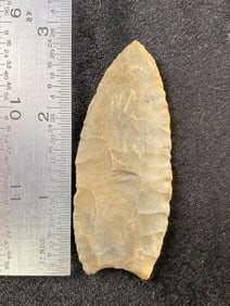 Clovis from Missouri Indian Artifact Arrowhead