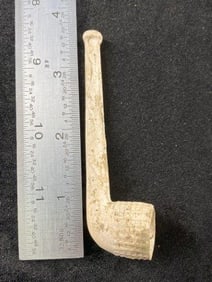 1860s Trade Pipe Indian Artifact Arrowhead