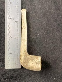 1860s Trade Pipe Indian Artifact Arrowhead