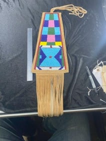 Beaded drop Tomahawk Drop