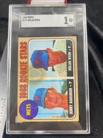 1968 Topps Nolan Ryan, Jerry Koosman Baseball Card