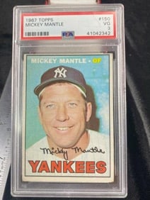 1967 Topps Mickey Mantle Baseball Card