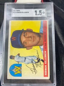 1955 Topps Harmon Killebrew Baseball Card