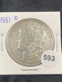 1881 O Morgan Silver Dollar Coin