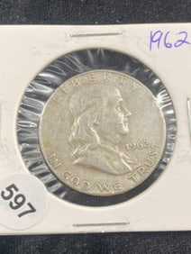 1962 Franklin Half Dollar Coin