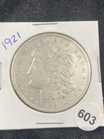 1921 Morgan Silver Dollar Coin