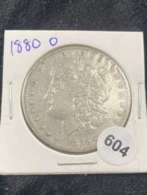 1880 O Morgan Silver Dollar Coin