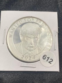 One Ounce Silver Round Trump Coin