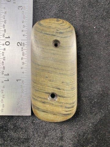 Slate Gorget Indian Artifact Arrowhead (1 of 4)