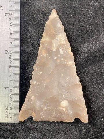 San Saba Knife made of root beer flint - Kimble Co. Ex Delk (1 of 4)