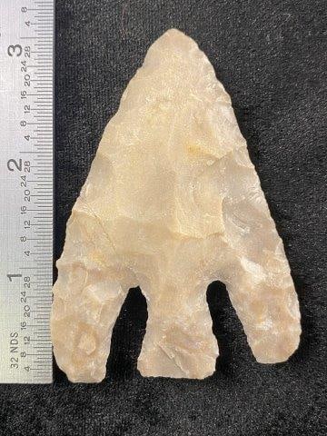 Large Calf Creek Knife - Ear broken/ glued - Marshall Co, OK Ex Delk (1 of 3)