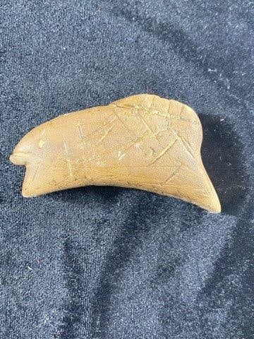 Fish Effigy Stone Pipe Indian Artifact Arrowhead (1 of 7)