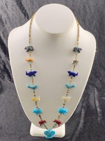 South West Native American Indian Necklace (1 of 2)