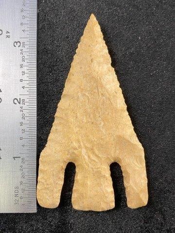 Calf Creek 3 & 3/8" Arrowhead Indian Artifact from Texas, ex - Jim Marberry Collection (1 of 3)