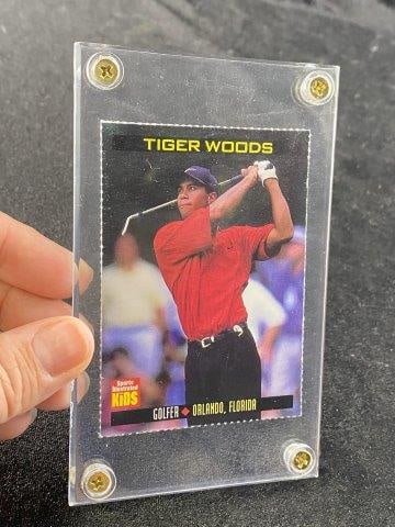 1999 SI Kids Tiger Woods Golf Card (1 of 2)