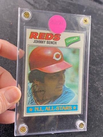 1977 Topps Johnny Bench #70 Baseball Card (1 of 2)