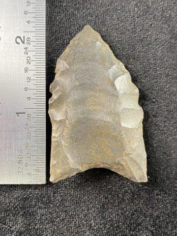 Clovis Indian Artifact Arrowhead: KEY WORDS: INDIAN ARTIFACT ARTIFACTS ARROWHEAD ARROWHEADS NATIVE AMERICAN MISSISSIPPIAN QUAPAW CADDO POTTERY COINS MORGAN DOLLAR PEACE DOLLAR SILVER COINS Arkansas. Now taking in consignments for pre-