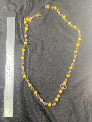 Copper & Trade Bead Necklace Indian Artifact Arrowhead: KEY WORDS: INDIAN ARTIFACT ARTIFACTS ARROWHEAD ARROWHEADS NATIVE AMERICAN MISSISSIPPIAN QUAPAW CADDO POTTERY COINS MORGAN DOLLAR PEACE DOLLAR SILVER COINS Arkansas. Now taking in consignments for pre-