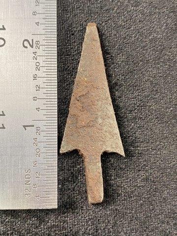Metal Trade Point Indian Artifact Arrowhead (1 of 3)