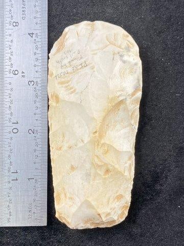 Chipped Hoe Indian Artifact Arrowhead: KEY WORDS: INDIAN ARTIFACT ARTIFACTS ARROWHEAD ARROWHEADS NATIVE AMERICAN MISSISSIPPIAN QUAPAW CADDO POTTERY COINS MORGAN DOLLAR PEACE DOLLAR SILVER COINS Arkansas. Now taking in consignments for pre-