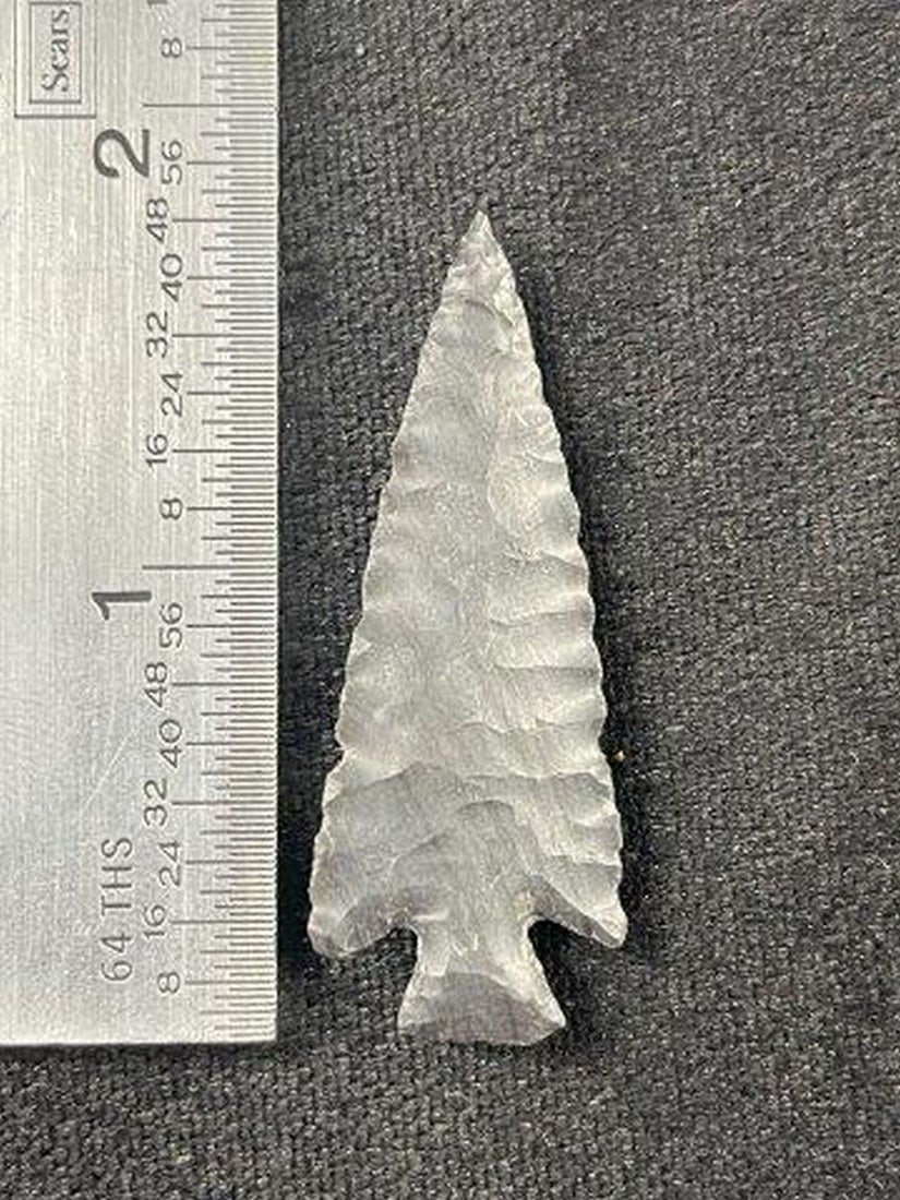 Texas Arrow Point from Texas Indian Artifact Arrowhead ex - Jim Marberry Collection: KEY WORDS: INDIAN ARTIFACT ARTIFACTS ARROWHEAD ARROWHEADS NATIVE AMERICAN MISSISSIPPIAN QUAPAW CADDO POTTERY COINS MORGAN DOLLAR PEACE DOLLAR SILVER COINS Arkansas. Now taking in consignments for pre-