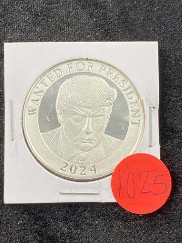 Donald Trump 1 ounce Silver Round Coin (1 of 2)