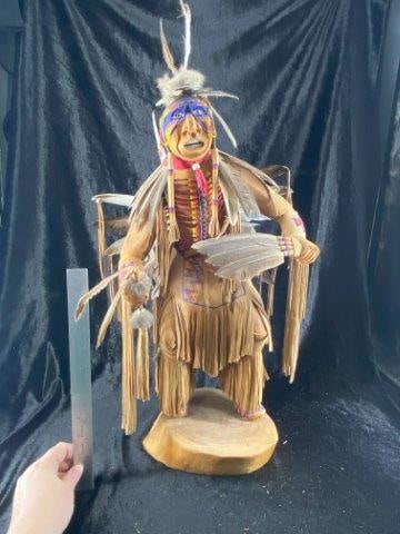 Cachina Doll Indian Artifact Arrowhead (1 of 1)