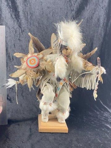 Cachina Doll Indian Artifact Arrowhead (1 of 1)