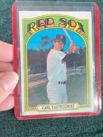1972 Topps Carl Yastrzemski Baseball Card (1 of 2)