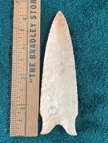 Dalton Indian Artifact Arrowhead ex - Jim Marberry Collection