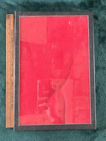 12 x 8 Used Riker Frame: KEY WORDS: INDIAN ARTIFACT ARTIFACTS ARROWHEAD ARROWHEADS NATIVE AMERICAN MISSISSIPPIAN QUAPAW CADDO POTTERY COINS MORGAN DOLLAR PEACE DOLLAR SILVER COINS Arkansas. Now taking in consignments for pre-