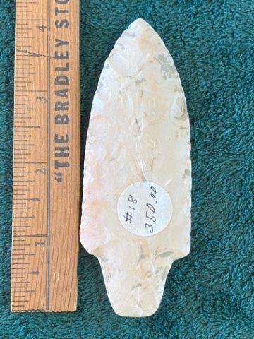 Adena Indian Artifact Arrowhead ex - Jim Marberry Collection: KEY WORDS: INDIAN ARTIFACT ARTIFACTS ARROWHEAD ARROWHEADS NATIVE AMERICAN MISSISSIPPIAN QUAPAW CADDO POTTERY COINS MORGAN DOLLAR PEACE DOLLAR SILVER COINS Arkansas. Now taking in consignments for pre-