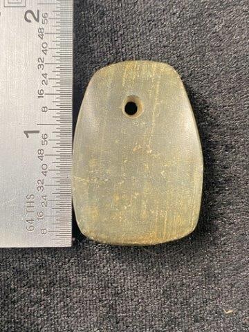 Pendant Indian Artifact Arrowhead: KEY WORDS: INDIAN ARTIFACT ARTIFACTS ARROWHEAD ARROWHEADS NATIVE AMERICAN MISSISSIPPIAN QUAPAW CADDO POTTERY COINS MORGAN DOLLAR PEACE DOLLAR SILVER COINS Arkansas. Now taking in consignments for pre-