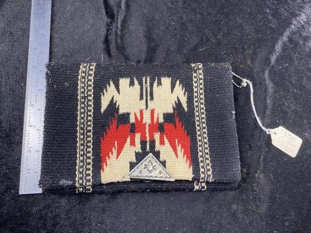 Dhimayo Purse 1930s: KEY WORDS: INDIAN ARTIFACT ARTIFACTS ARROWHEAD ARROWHEADS NATIVE AMERICAN MISSISSIPPIAN QUAPAW CADDO POTTERY COINS MORGAN DOLLAR PEACE DOLLAR SILVER COINS Arkansas. Now taking in consignments for pre-