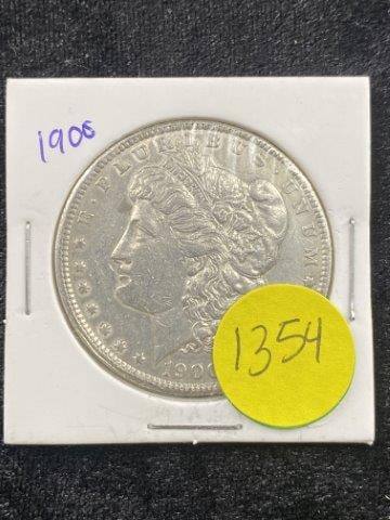 1900 Morgan Silver Dollar Coin (1 of 2)
