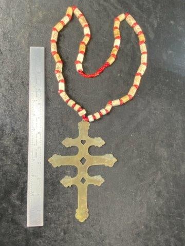 Hudson Bay Trade Necklace Indian Artifact Arrowhead (1 of 7)
