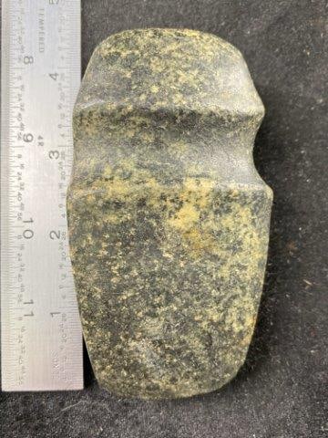 Grooved Axe Indian Artifact Arrowhead: KEY WORDS: INDIAN ARTIFACT ARTIFACTS ARROWHEAD ARROWHEADS NATIVE AMERICAN MISSISSIPPIAN QUAPAW CADDO POTTERY COINS MORGAN DOLLAR PEACE DOLLAR SILVER COINS Arkansas. Now taking in consignments for pre-