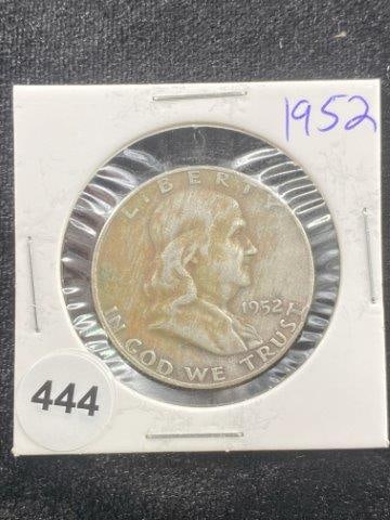 1952 Franklin Half Dollar Coin (1 of 2)