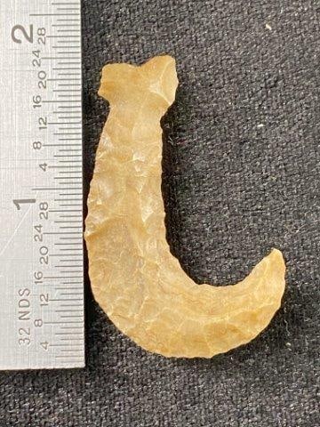 Chipped Hook Indian Artifact Arrowhead (1 of 3)