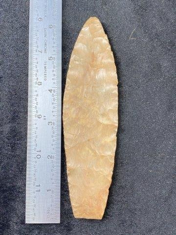 6" Paleo Lanceolate found in Start County, Ohio ex - Rusk Collection ex - Richard Lienau Collection (1 of 3)