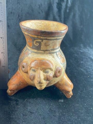 Pre-Columbian Pottery Vessel Indian Artifact Arrowhead (1 of 6)