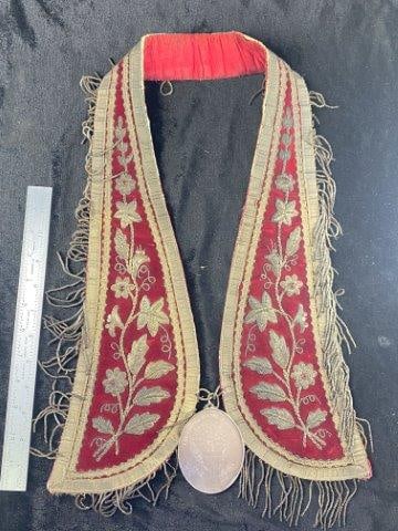 1789 George Washington Presidential Peace Medal with Presentation Collar (1 of 7)