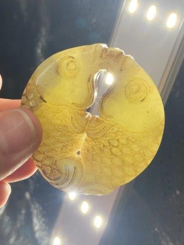 Chinese Jade Hongshan Figurine (1 of 4)