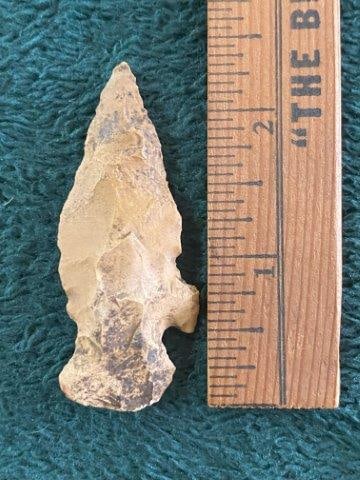 Evans Point Indian Artifact Arrowhead (1 of 1)