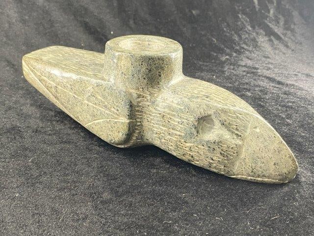 Stone Hawk Effigy Pipe Indian Artfact Arrowhead (1 of 7)