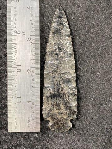 Obsidian Spear Indian Artifact Arrowhead (1 of 4)