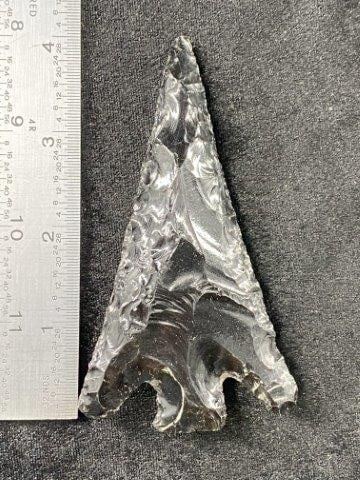 Obsidian Spear Indian Artifact Arrowhead (1 of 4)
